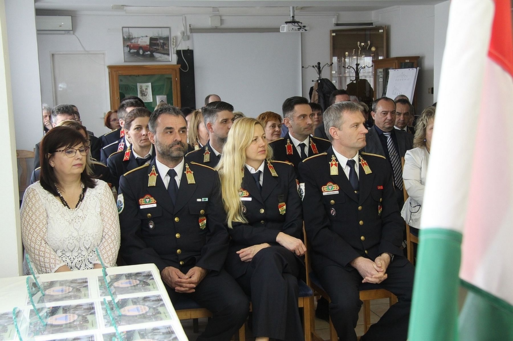 Ünnepség a nemzetközi polgári védelmi napon